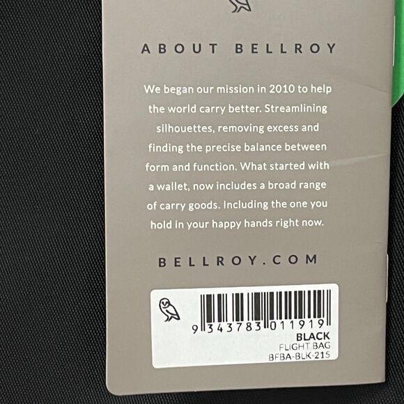 Discontinued Bellroy 28L Flight Bag Black Travel Rare Convertible Backpack - Picture 3 of 16